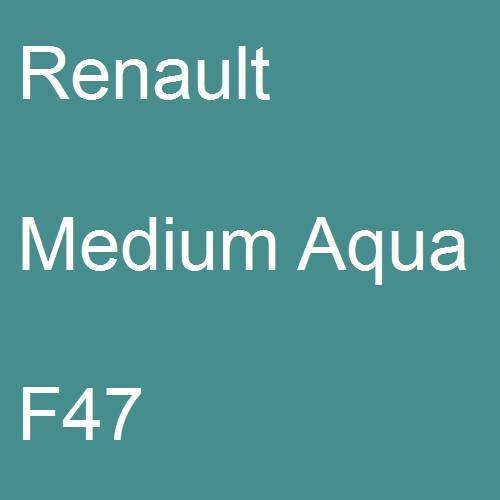 Renault, Medium Aqua, F47.